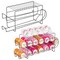 mDesign Metal 2-Tier Pop/Soda and Food Can Storage Dispenser Rack